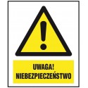 ANRO Znak Bezpieczeństwa "Uwaga niebezpieczeństwo"