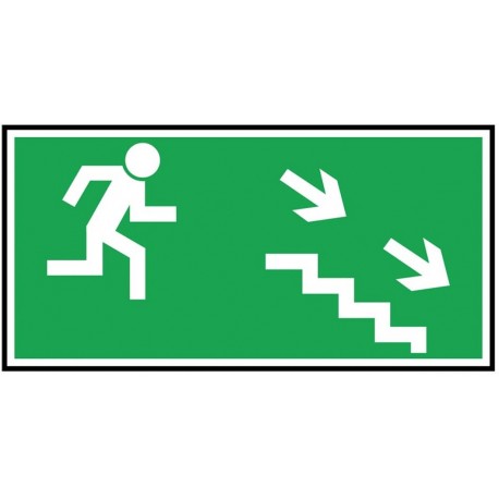 ANRO Znak Bezpieczeństwa „Kierunek do wyjścia drogi ewakuacji”