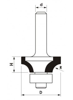 GLOBUS Frez Zaokrąglający CNC PREMIUM 38,1 mm
