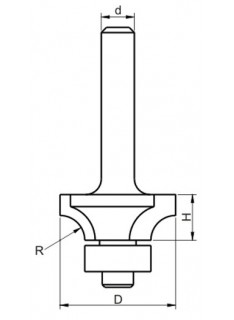 GLOBUS Frez Zaokrąglający 14,3 mm