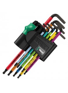 Kpl. Kluczy Trzpieniowych Torx Wielokolor. WERA