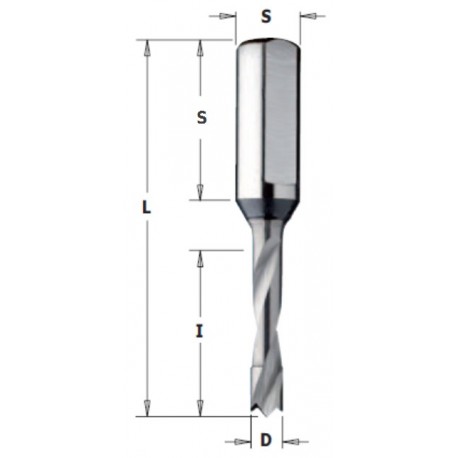 CMT Wiertło WN XTREME-HWM 2x57,5 RH 310.020.21