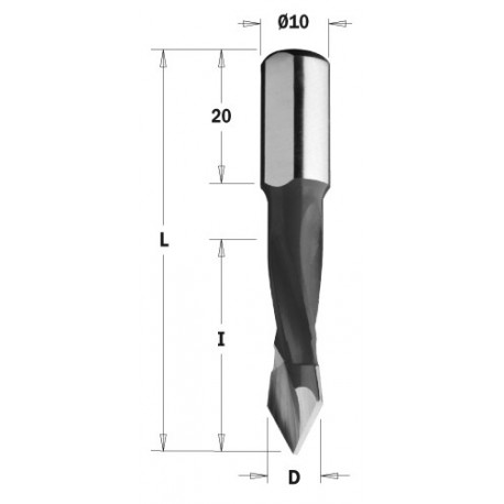 CMT Wiertło WP 8x40 RH 375.080.11