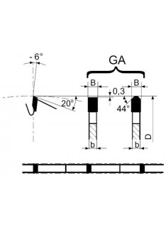 FABA Piła spiekowa PI-530V 300x3,2/2,6/30 z-96 GA