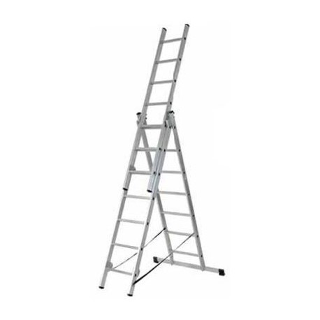 Drabina Alum.Trzyelementowa 3x9 VHR TRENDY Drabina Alum.Trzyelementowa 3x9 VHR TRENDY